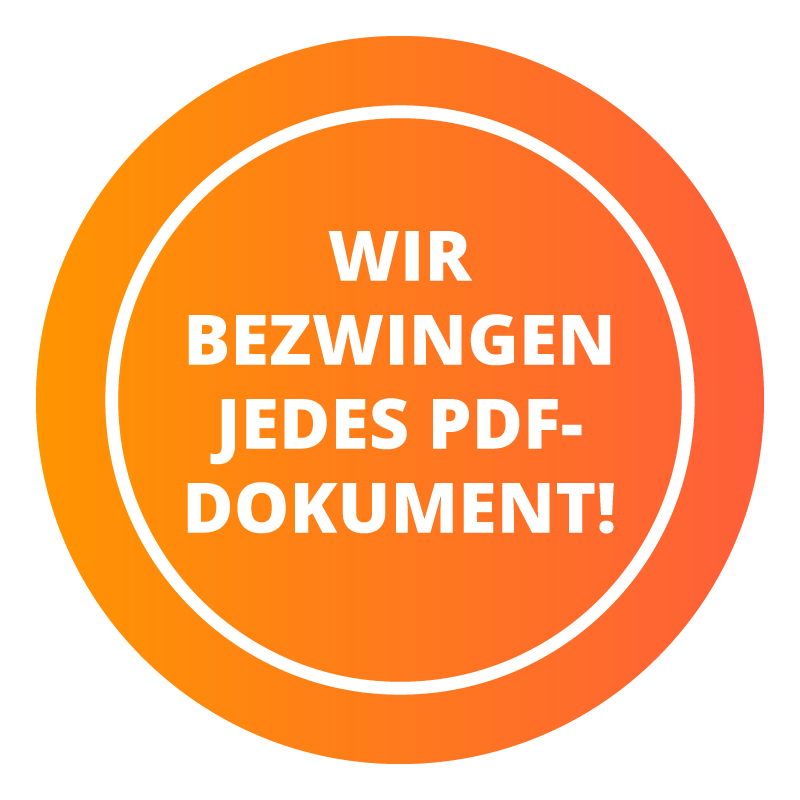 PDF Bezwinger - Wir bezwingen jedes PDF-Dokument!